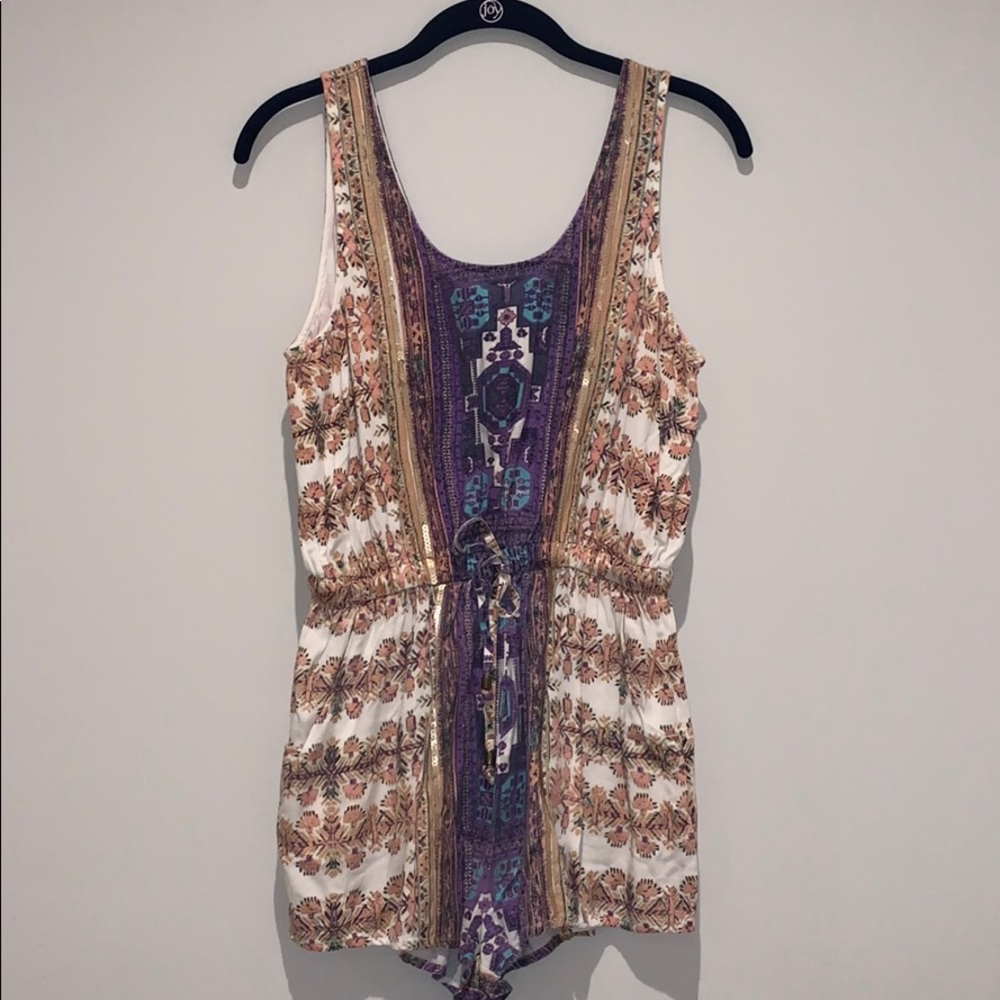 MINKPINK patterned ROMPER